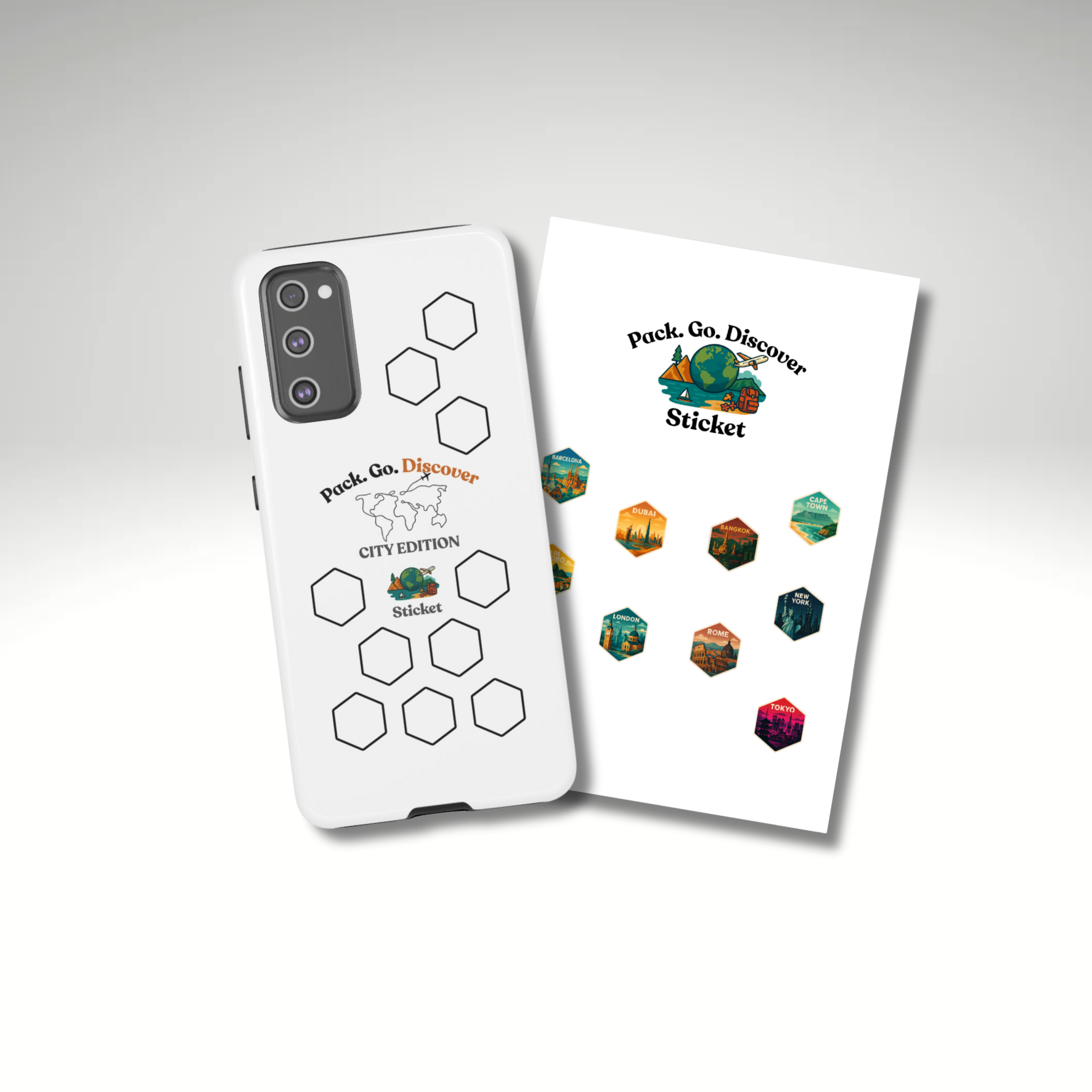 City Edition Phone Case Samsung + Sticker