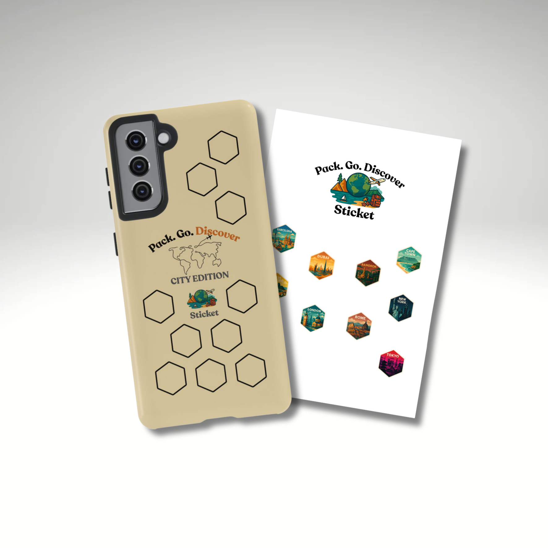 City Edition Phone Case Samsung + Sticker