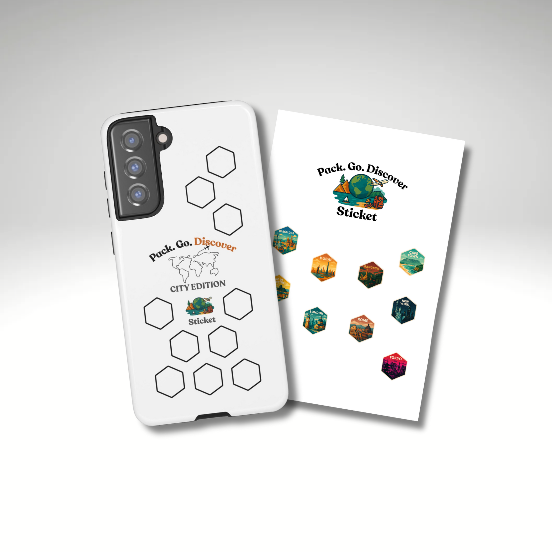 City Edition Phone Case Samsung + Sticker