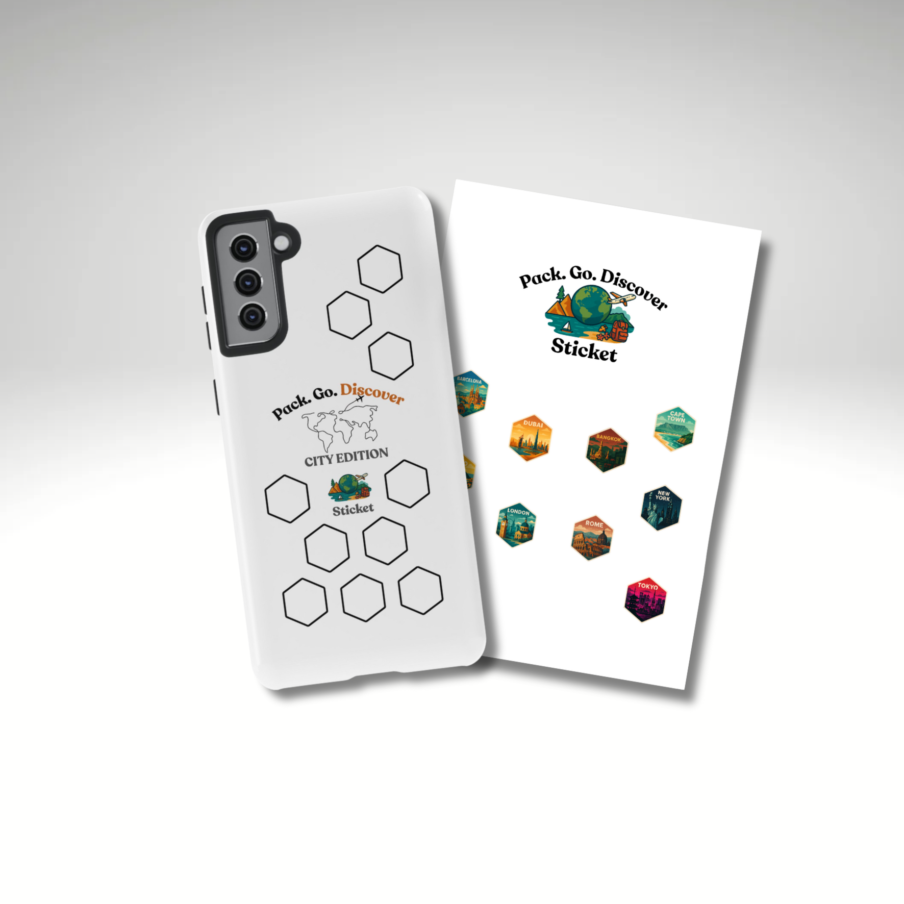 City Edition Phone Case Samsung + Sticker