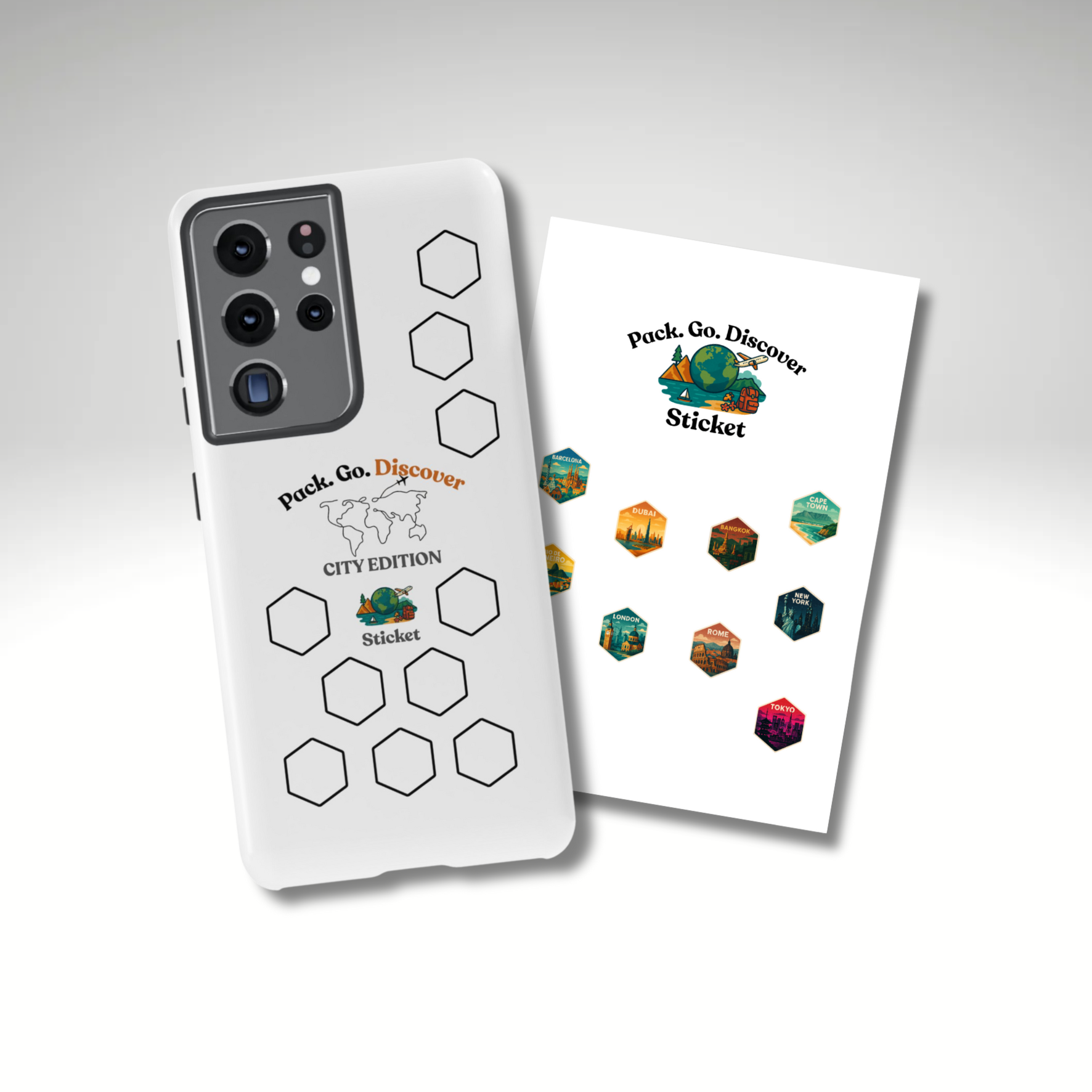 City Edition Phone Case Samsung + Sticker