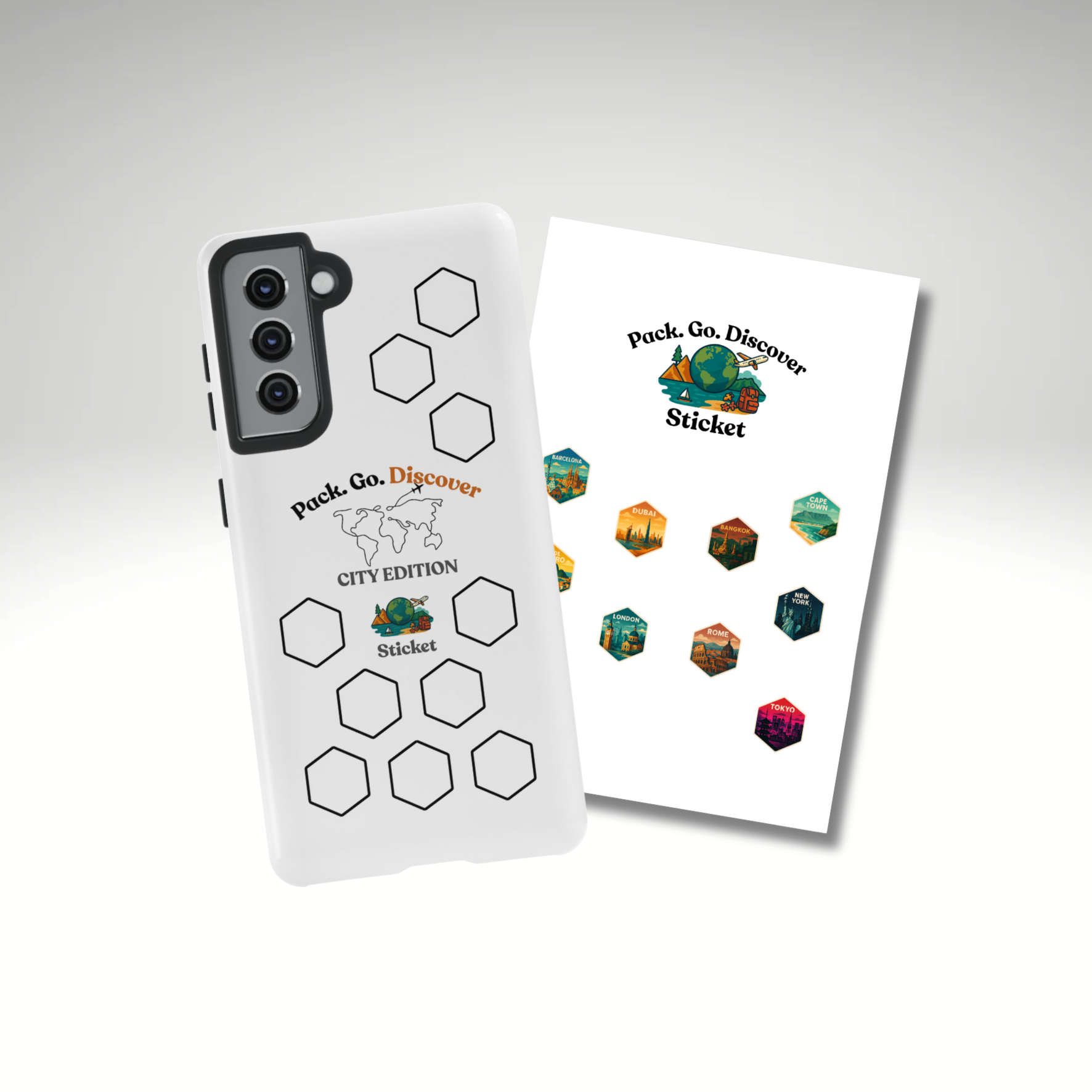 City Edition Phone Case Samsung + Sticker