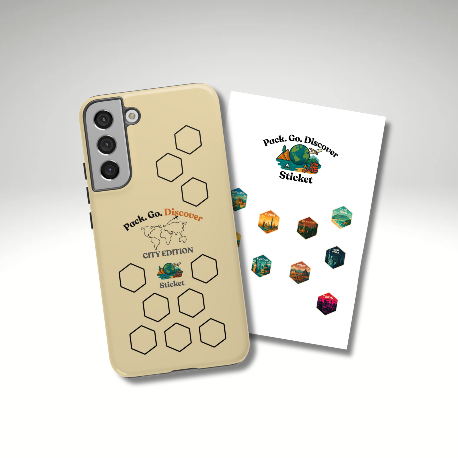 City Edition Phone Case Samsung + Sticker