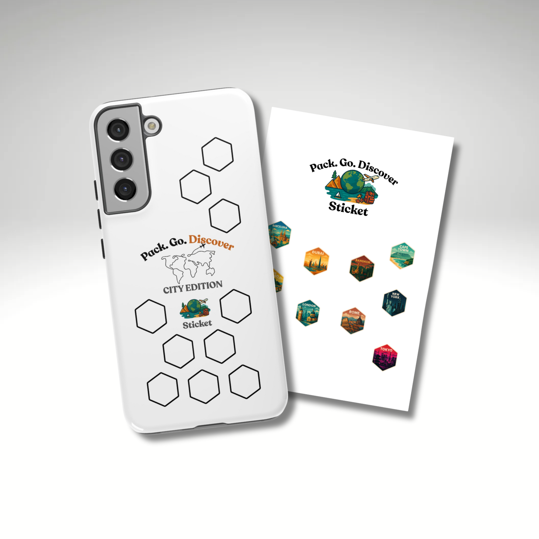 City Edition Phone Case Samsung + Sticker