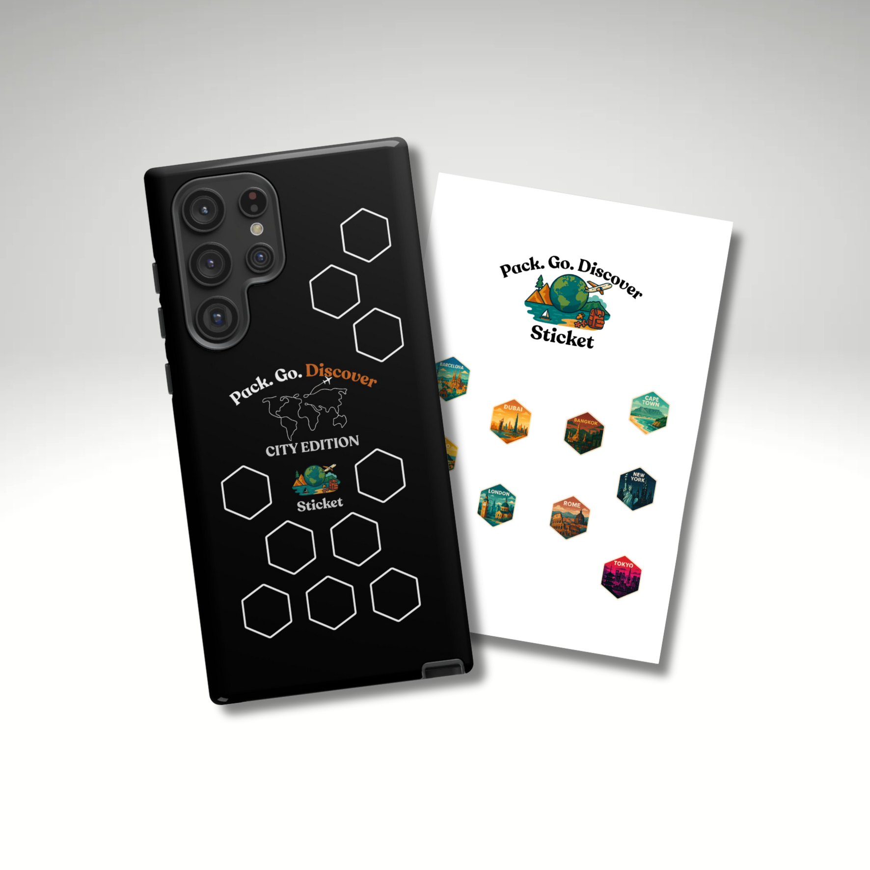 City Edition Phone Case Samsung + Sticker