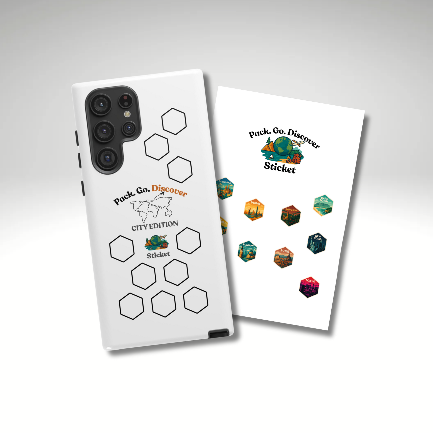 City Edition Phone Case Samsung + Sticker