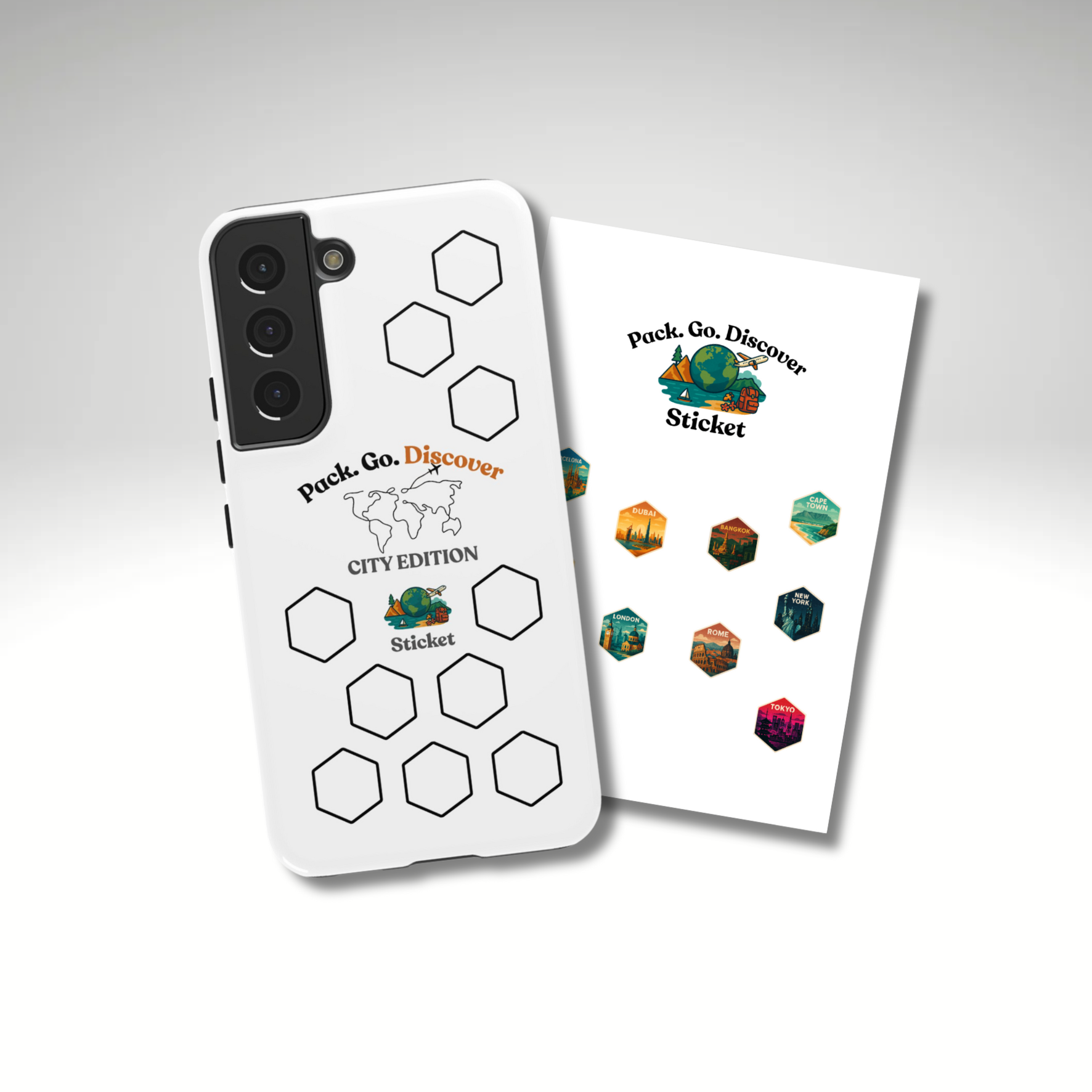 City Edition Phone Case Samsung + Sticker