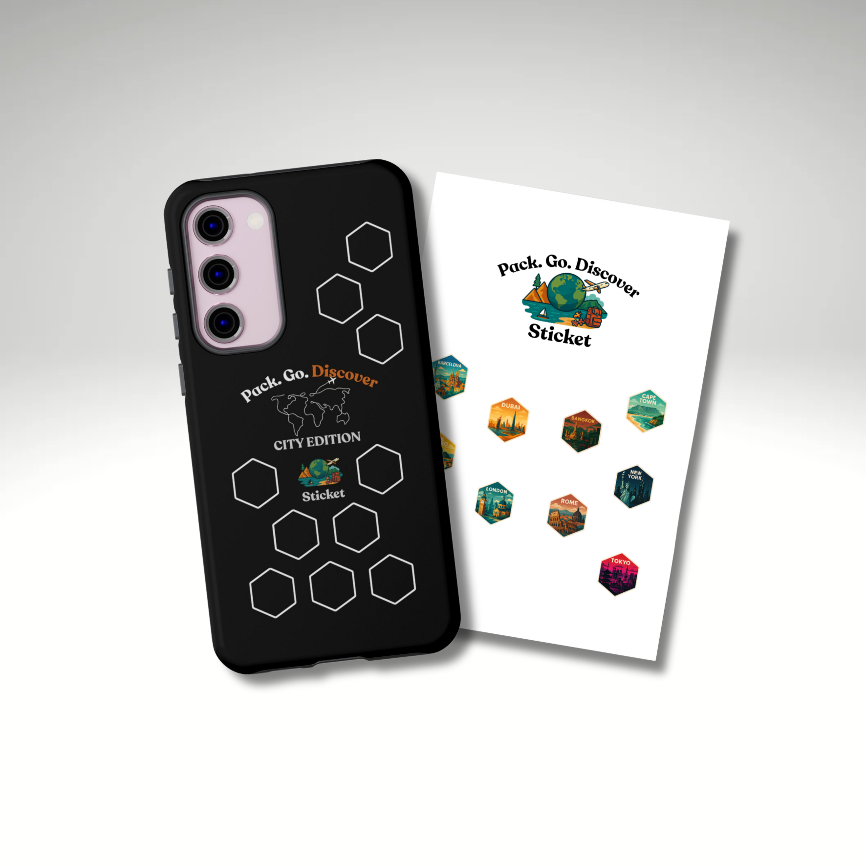 City Edition Phone Case Samsung + Sticker