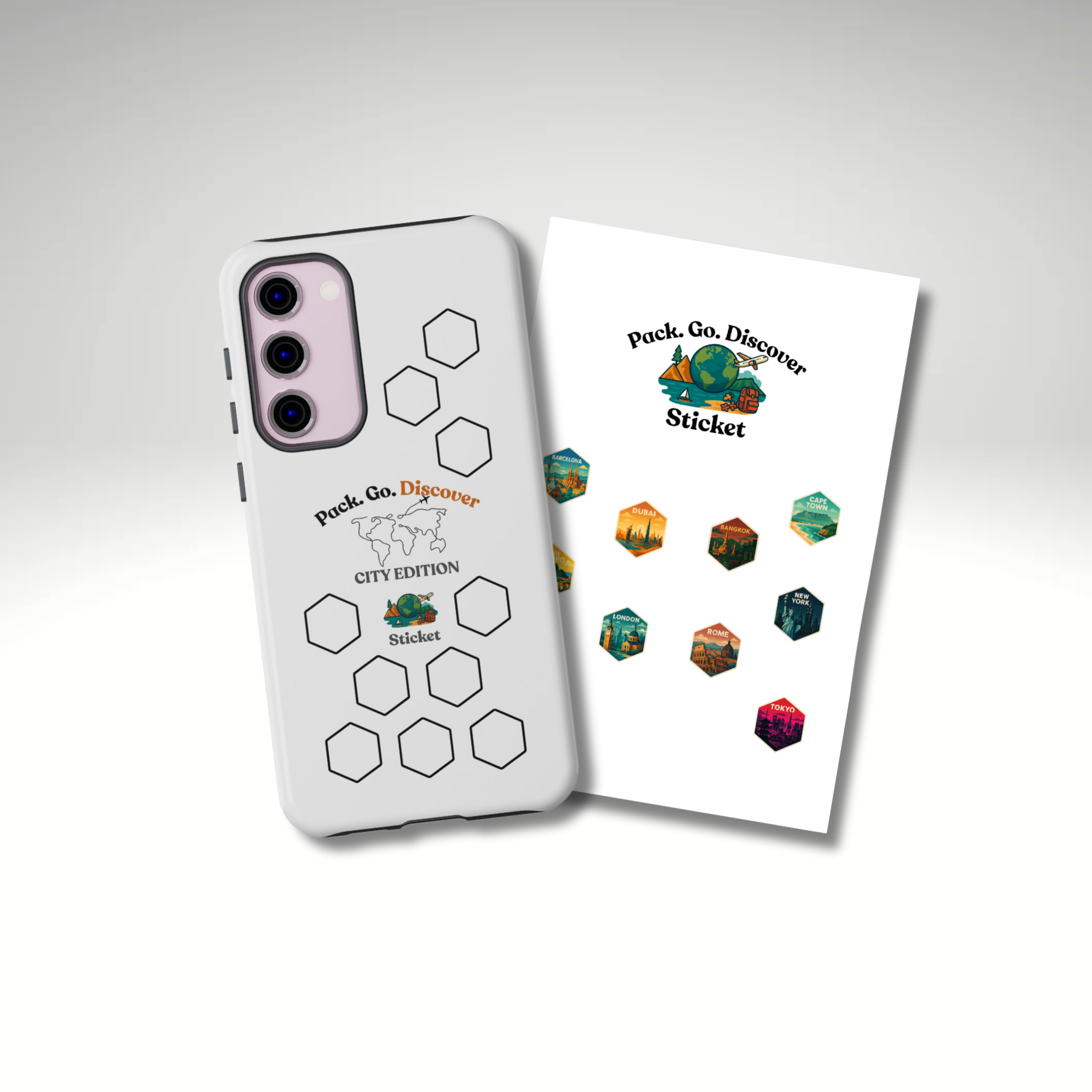 City Edition Phone Case Samsung + Sticker