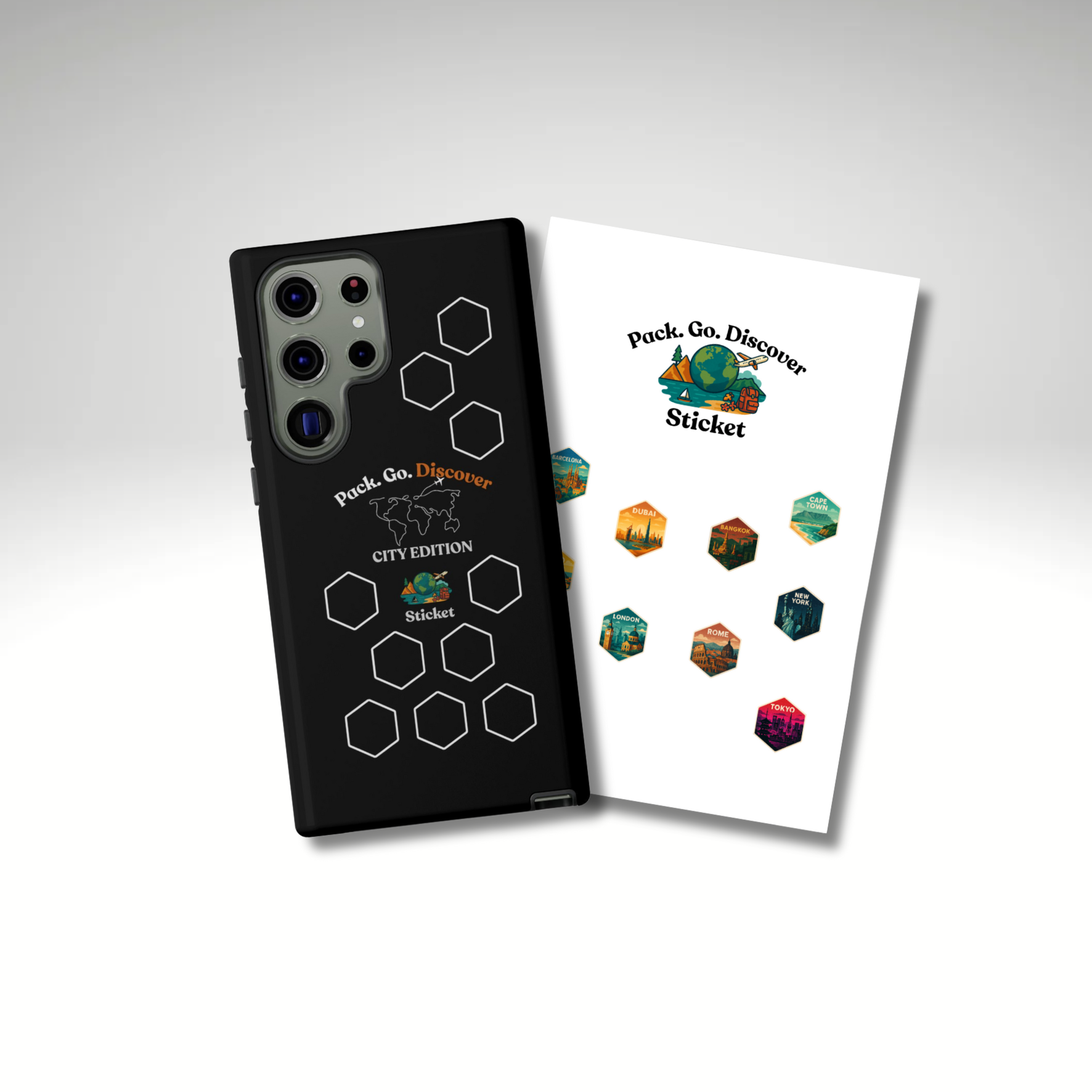 City Edition Phone Case Samsung + Sticker