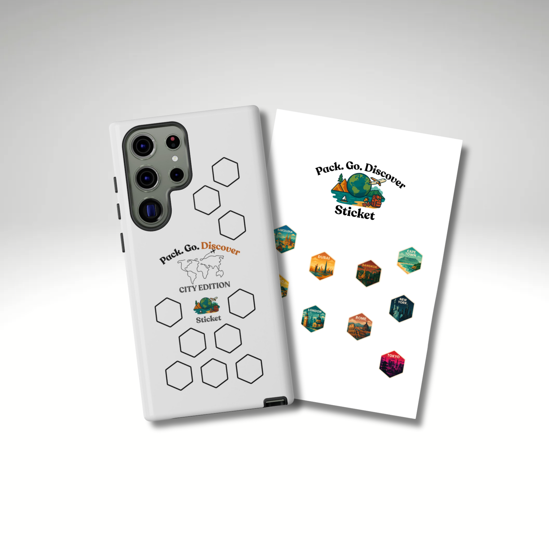 City Edition Phone Case Samsung + Sticker