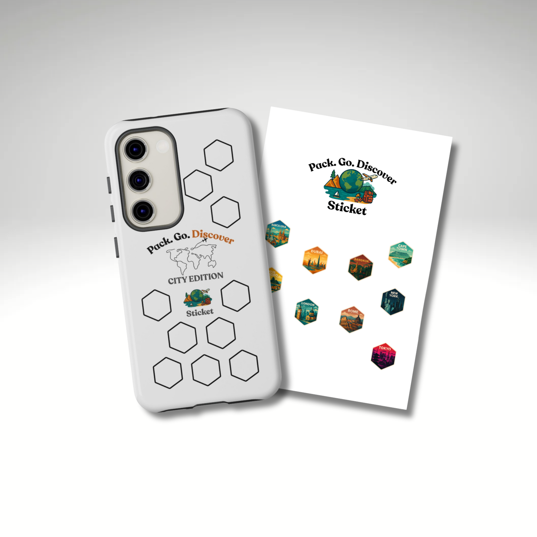 City Edition Phone Case Samsung + Sticker