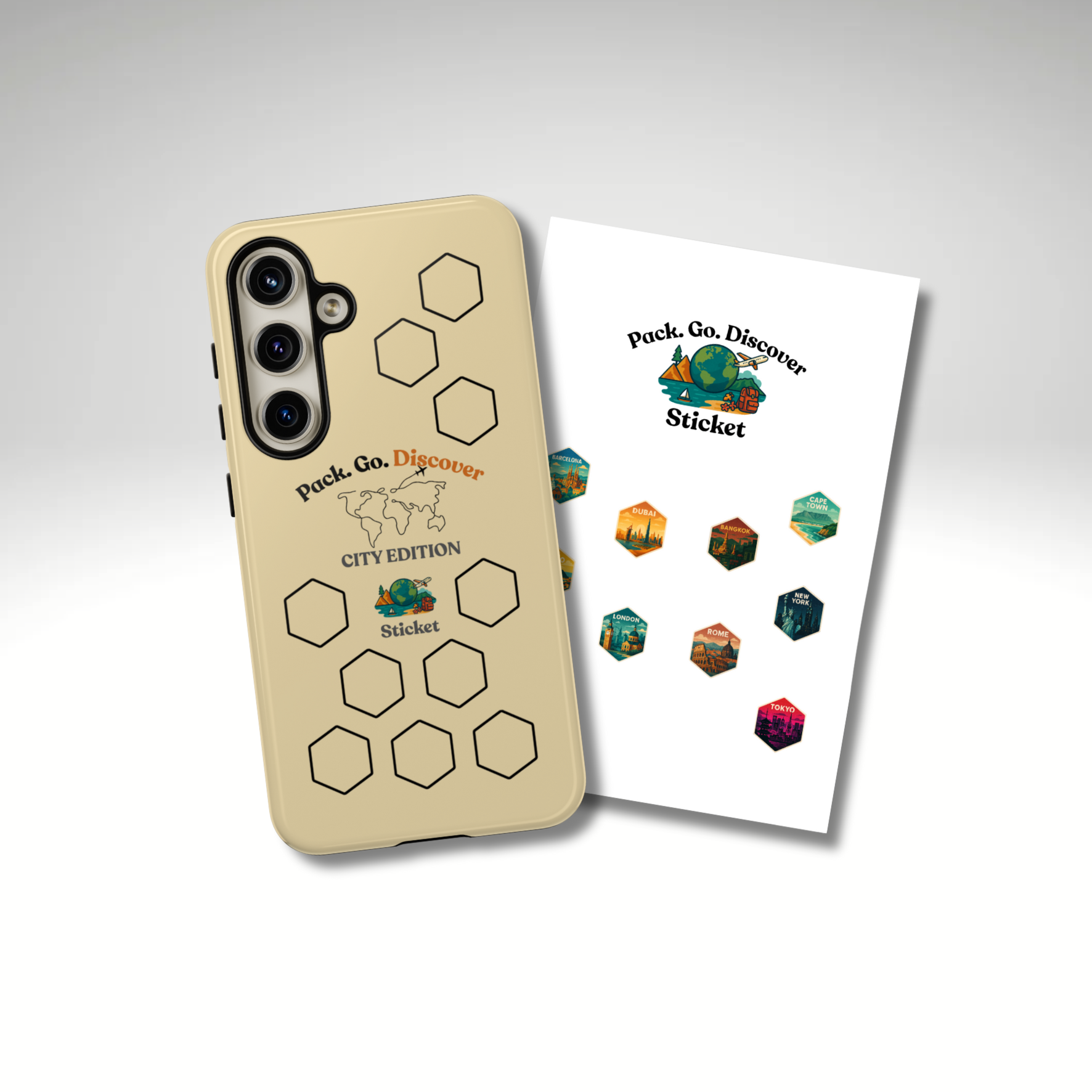 City Edition Phone Case Samsung + Sticker