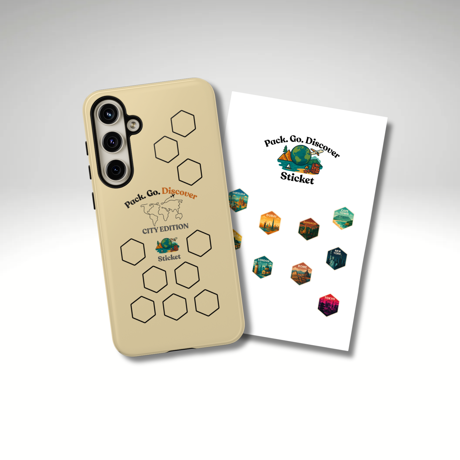 City Edition Phone Case Samsung + Sticker