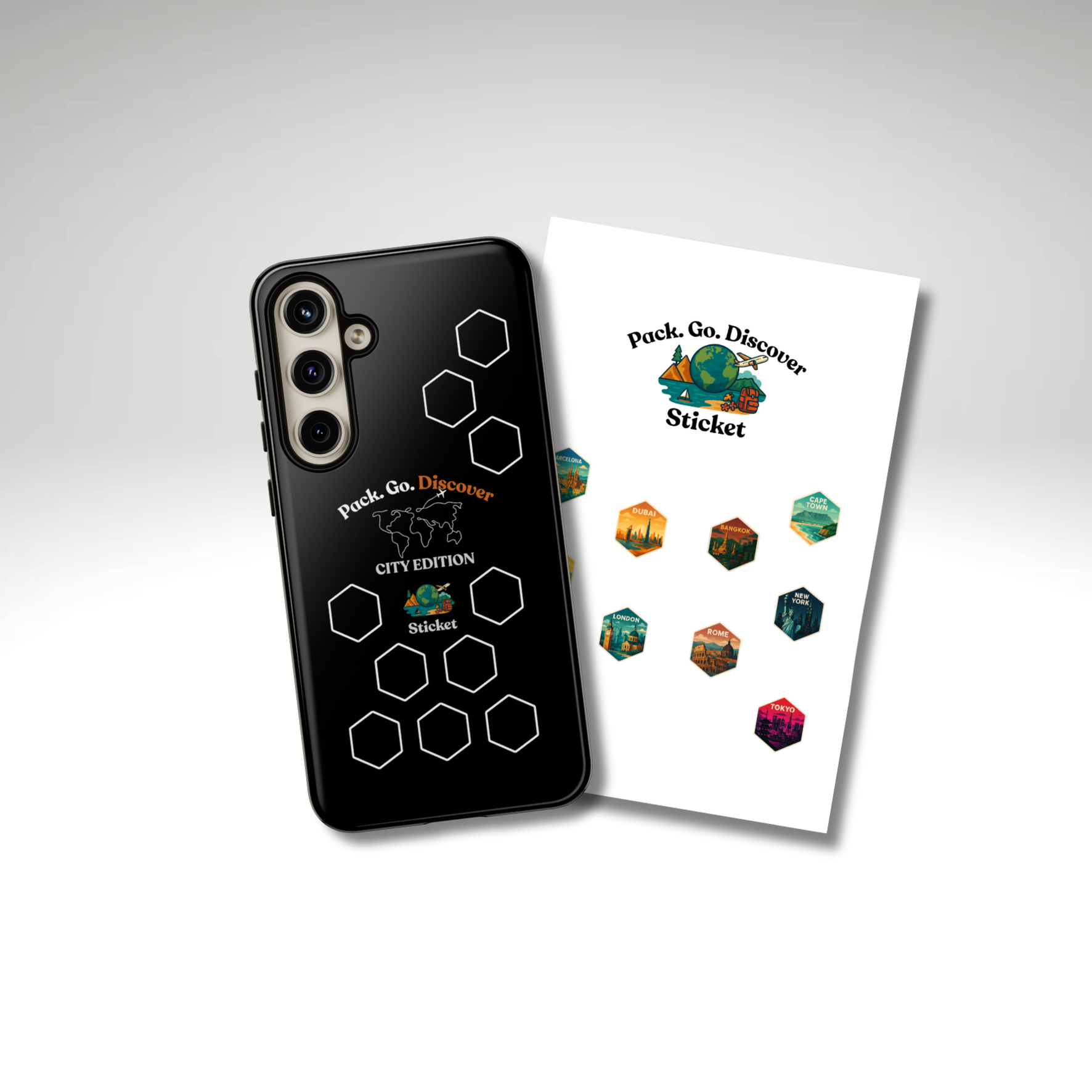 City Edition Phone Case Samsung + Sticker