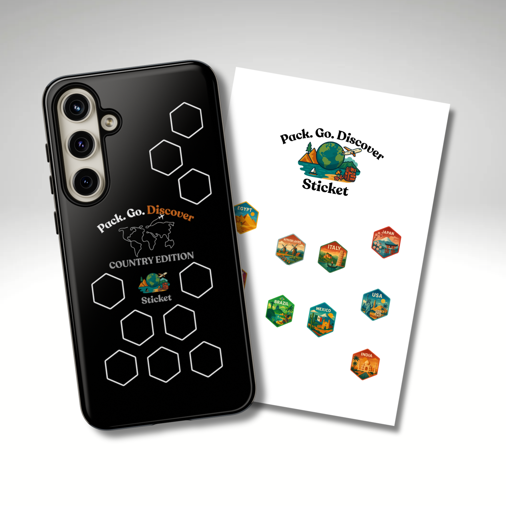 Country Edition Samsung Phone Case + Sticker