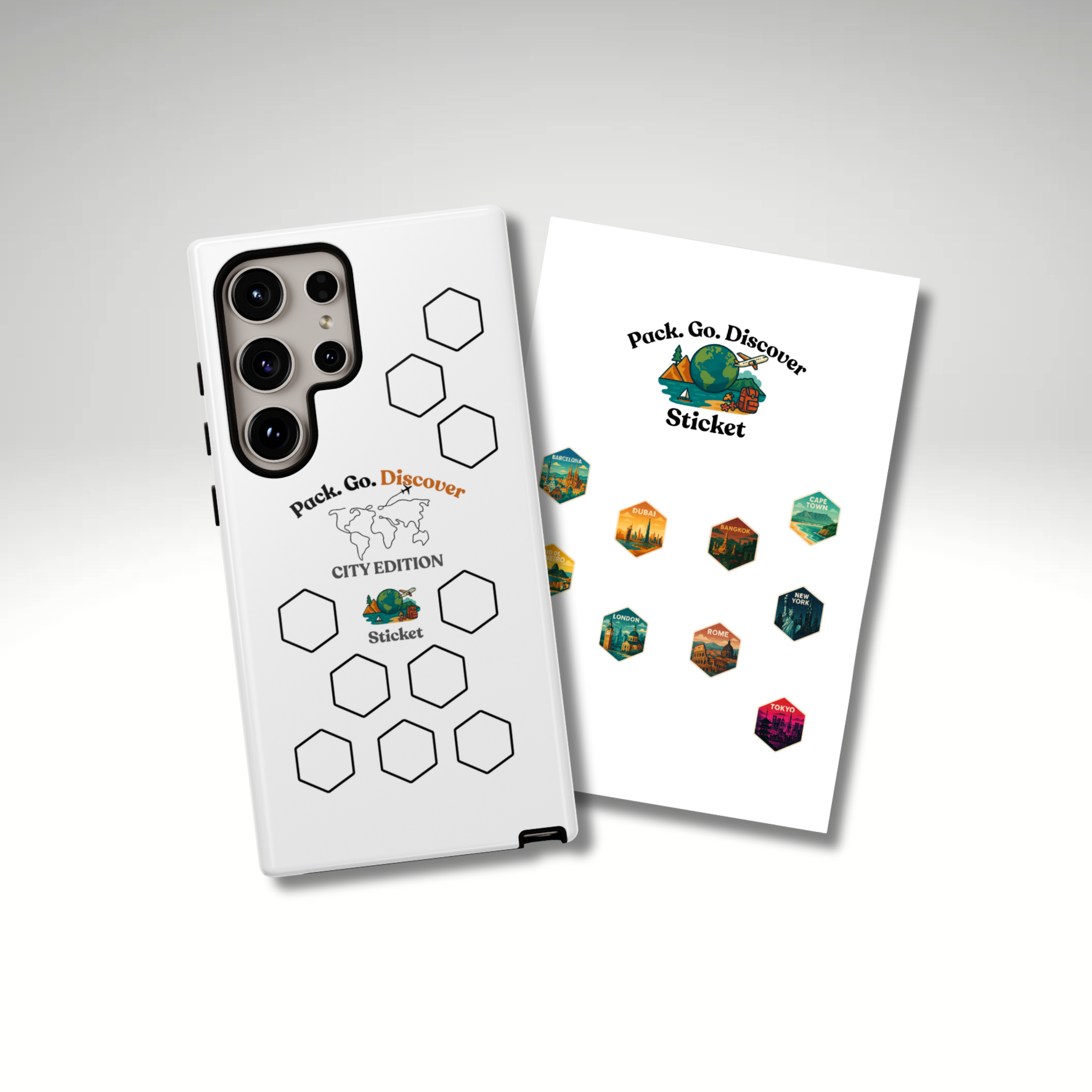 City Edition Phone Case Samsung + Sticker