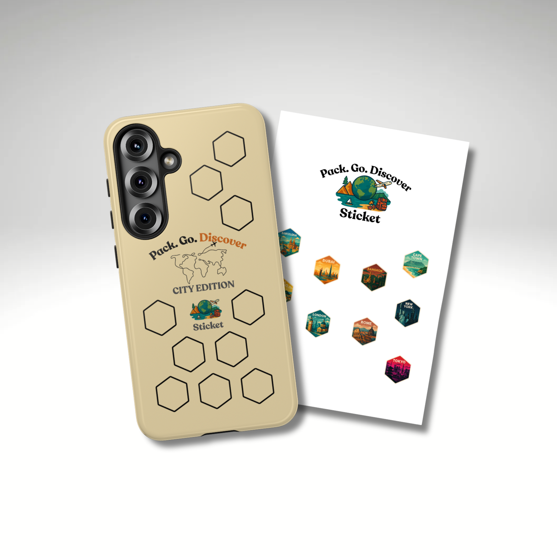 City Edition Phone Case Samsung + Sticker