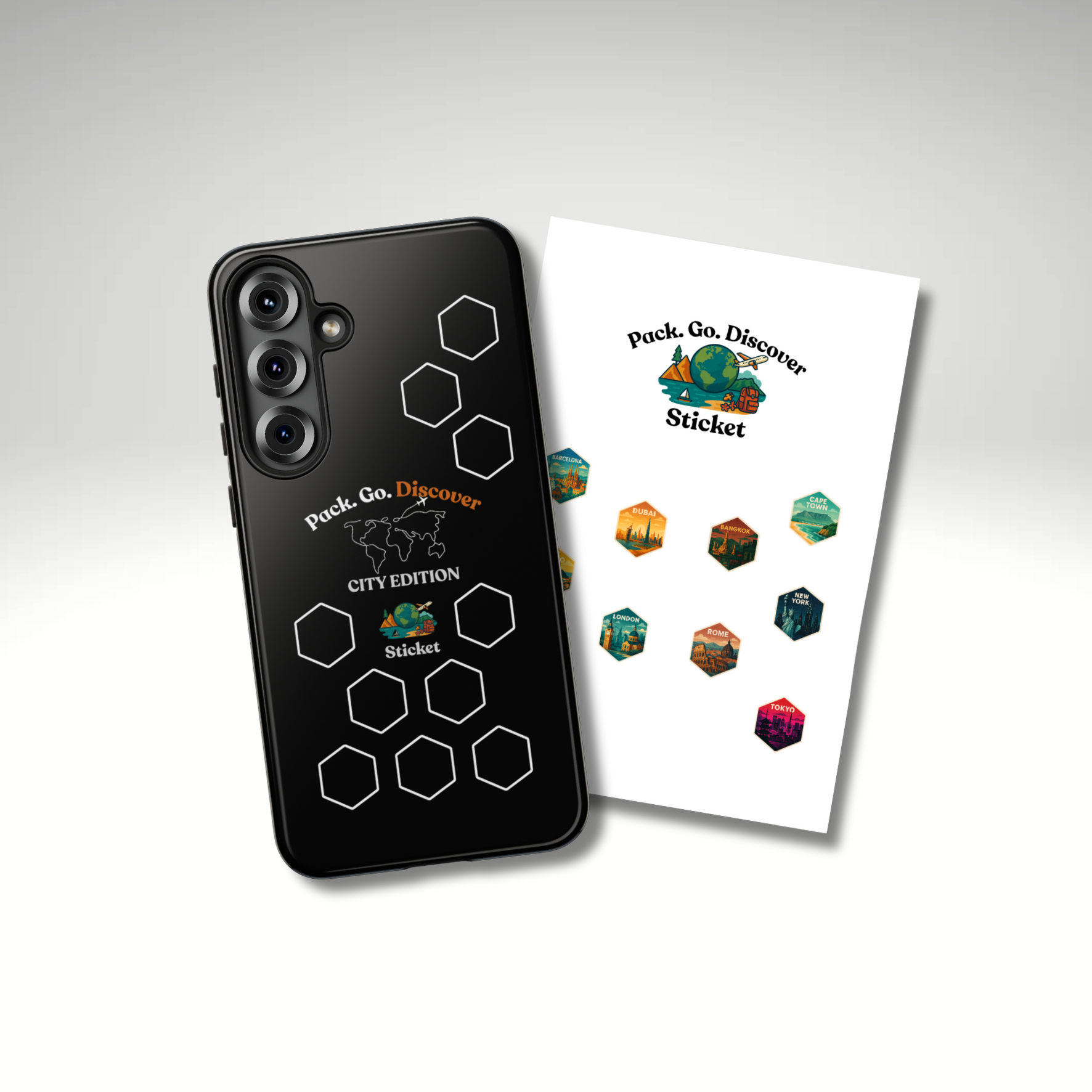 City Edition Phone Case Samsung + Sticker