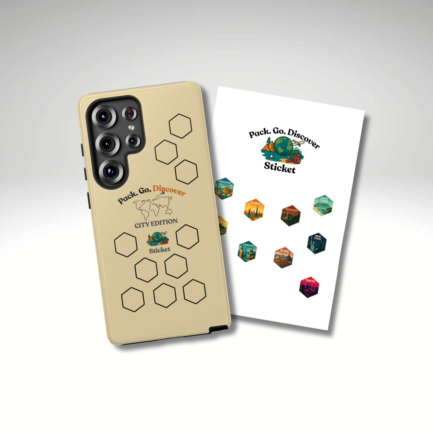 City Edition Phone Case Samsung + Sticker