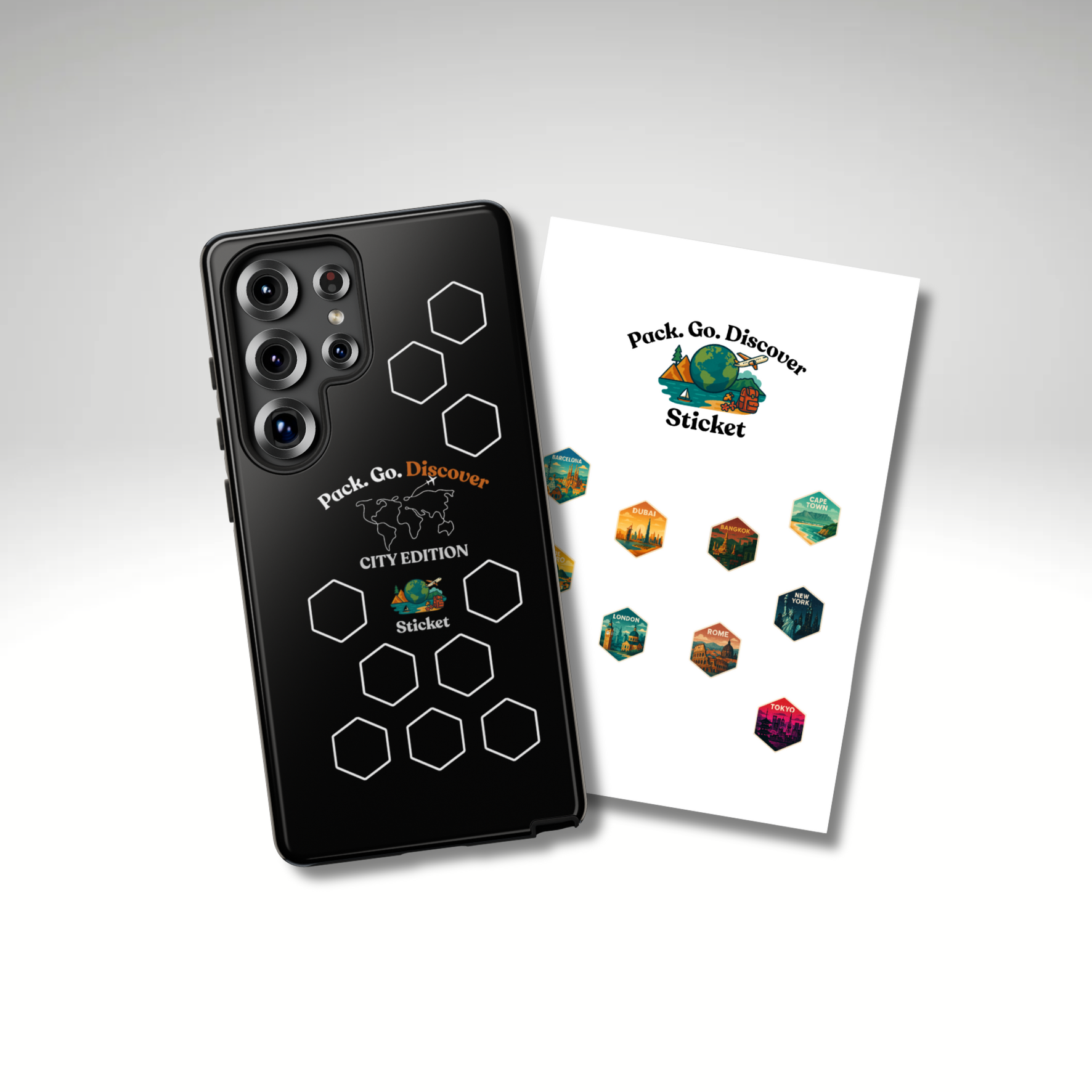 City Edition Phone Case Samsung + Sticker