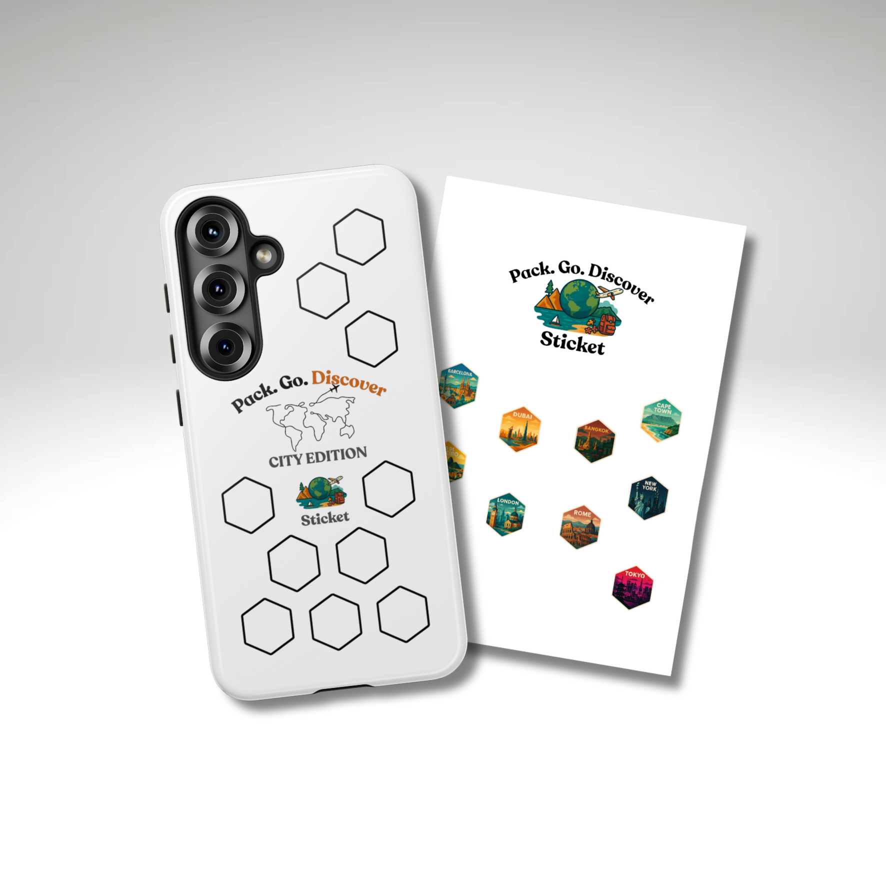 City Edition Phone Case Samsung + Sticker